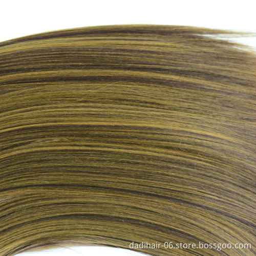 Cheap Synthetic Hair Bundles One Piece,Can Straighten Piano Color Double Weft Heat Resistant Fiber Hair Weave Yaki Straight 100g